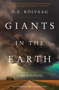 Cover of Giants in the Earth by OLE Edvart Rolvaag