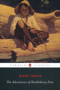 Cover of The Adventures of Huckleberry Finn by Mark Twain