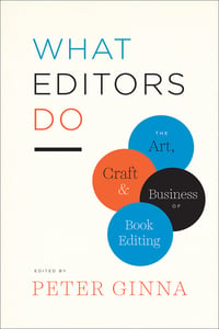 Cover of What Editors Do by Peter Ginna