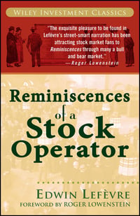 Cover of Reminiscences of a Stock Operator by Edwin Lefèvre