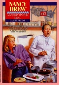 Cover of Mystery on the Menu by Carolyn Keene