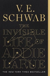 Cover of The Invisible Life of Addie Larue by V E Schwab