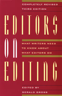 Cover of Editors on Editing by Gerald C Gross