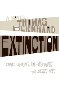 Cover of Extinction by Thomas Bernhard