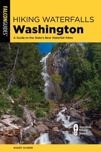 Cover of Hiking Waterfalls Washington by Roddy Scheer