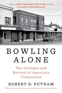 Cover of Bowling Alone by Robert D Putnam
