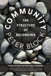 Cover of Community, Third Edition by Peter Block