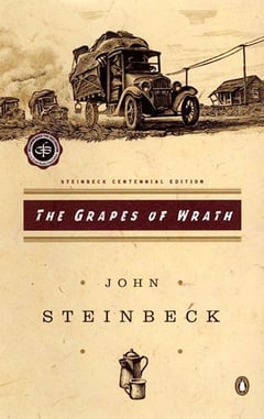 Cover of The Grapes of Wrath by John Steinbeck