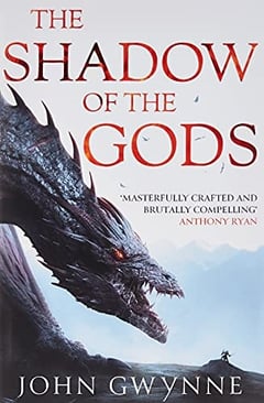 Cover of The Shadow of the Gods Book One of the Bloodsworn Saga by John Gwynne