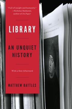 Cover of Library by Matthew Battles