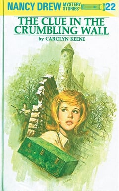 Cover of The Clue in the Crumbling Wall by Carolyn Keene
