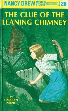 Cover of The Clue of the Leaning Chimney by Carolyn Keene