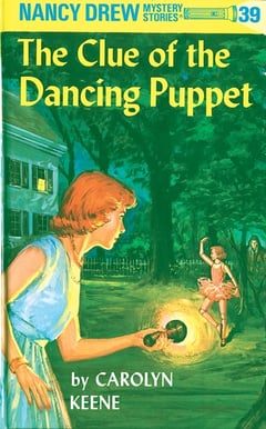 Cover of The Clue of the Dancing Puppet by Carolyn Keene