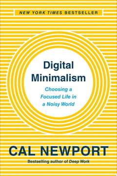 Cover of Digital Minimalism by Cal Newport