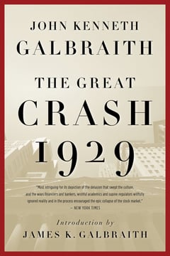 Cover of The Great Crash 1929 by John Kenneth Galbraith