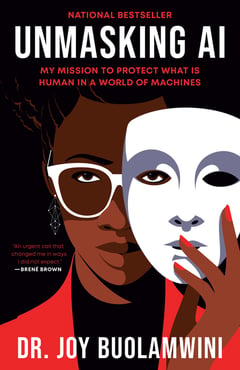 Cover of Unmasking AI by Joy Buolamwini