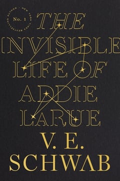 Cover of The Invisible Life of Addie Larue by V E Schwab