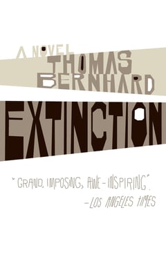 Cover of Extinction by Thomas Bernhard