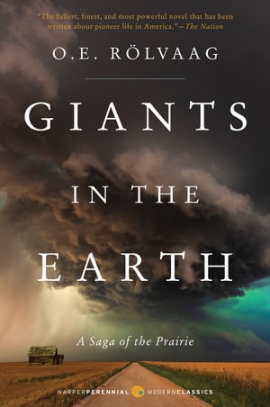 Cover of Giants in the Earth by OLE Edvart Rolvaag