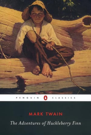 Cover of The Adventures of Huckleberry Finn by Mark Twain