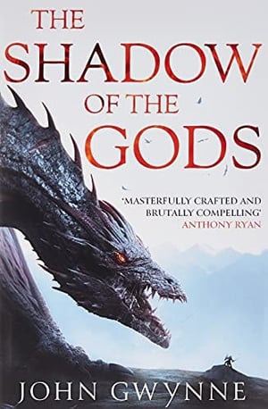 Cover of The Shadow of the Gods Book One of the Bloodsworn Saga by John Gwynne