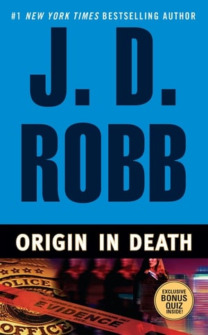 Cover of Origin in Death by J D Robb
