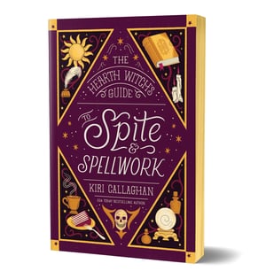 Cover of The Hearth Witch's Guide to Spite & Spellwork (Deluxe Edition) by Kiri Callaghan