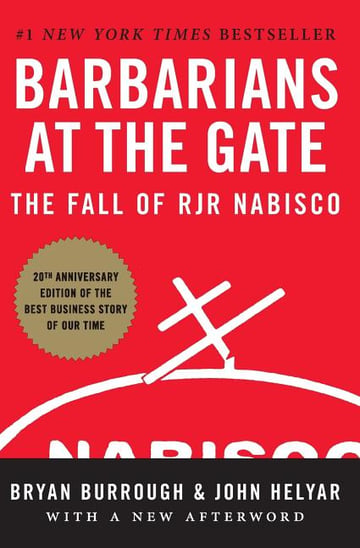 Cover of Barbarians at the Gate by Bryan Burrough