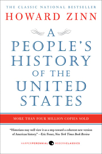 Cover of A People's History of the United States by Howard Zinn