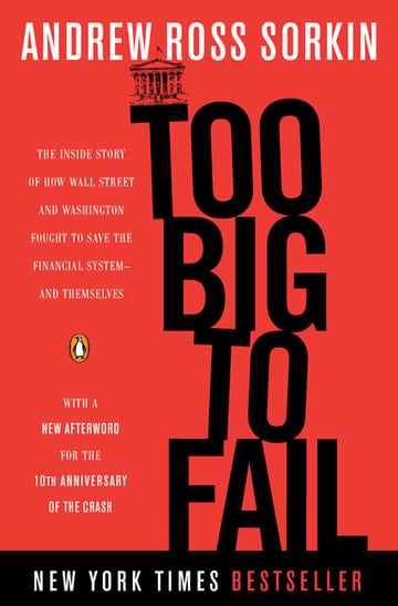 Cover of Too Big to Fail by Andrew Ross Sorkin