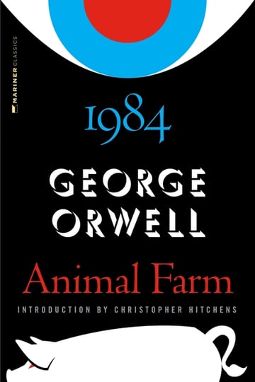 Cover of Animal Farm and 1984 by George Orwell