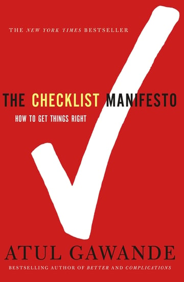 Cover of The Checklist Manifesto by Atul Gawande