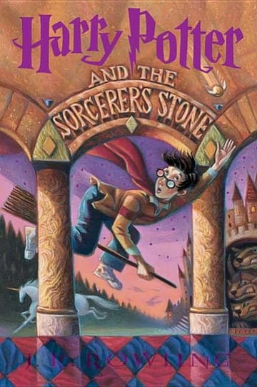 Cover of Harry Potter and the Sorcerer's Stone by J K Rowling