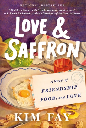 Cover of Love & Saffron by Kim Fay
