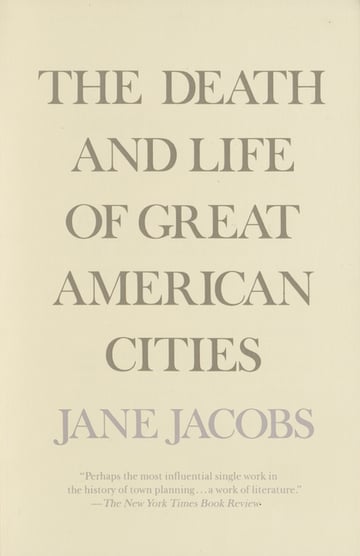 Cover of The Death and Life of Great American Cities by Jane Jacobs