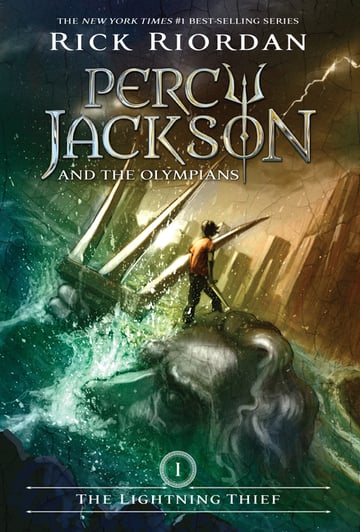 Cover of Percy Jackson and the Olympians, Book One by Rick Riordan