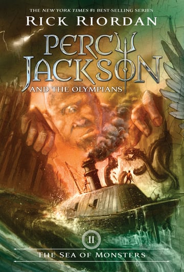 Cover of Percy Jackson and the Olympians, Book Two by Rick Riordan