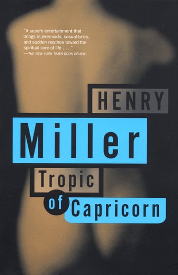 Cover of Tropic of Capricorn by Henry Miller
