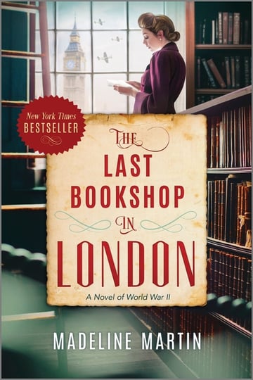 Cover of The Last Bookshop in London by Madeline Martin