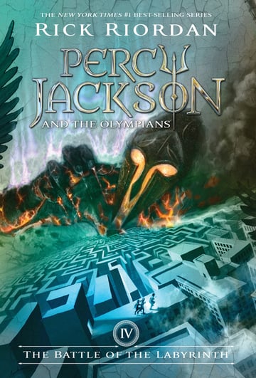Cover of Percy Jackson and the Olympians, Book Four by Rick Riordan