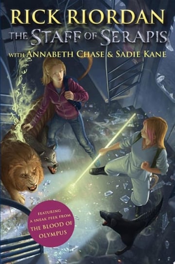 Cover of The Staff of Serapis by Rick Riordan