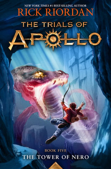 Cover of The Tower of Nero-Trials of Apollo, the Book Five by Rick Riordan