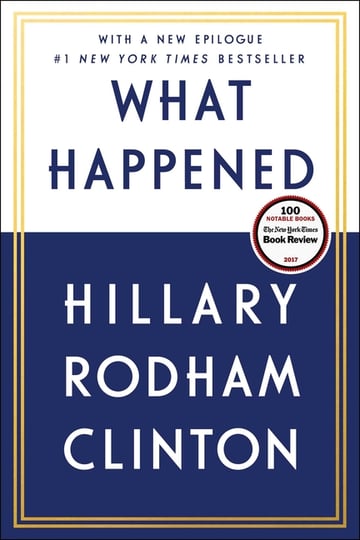 Cover of What Happened by Hillary Rodham Clinton