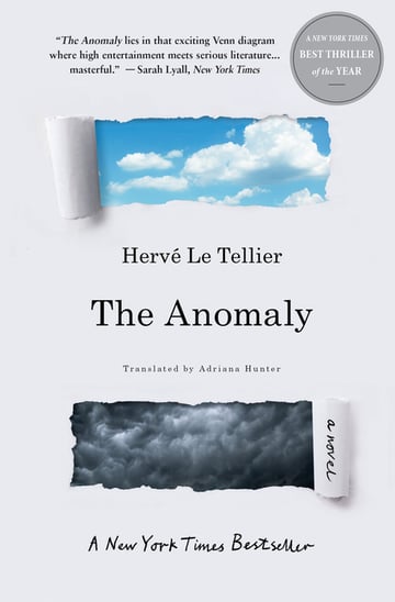 Cover of The Anomaly by Hervé Le Tellier