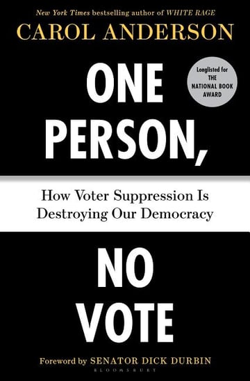Cover of One Person, No Vote by Carol Anderson