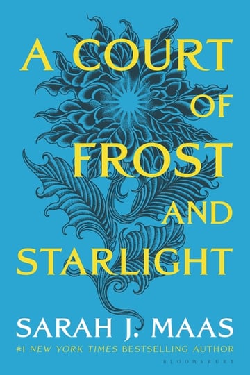 Cover of A Court of Frost and Starlight by Sarah J Maas