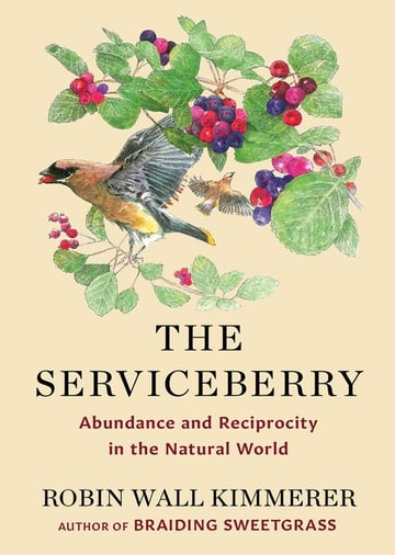 Cover of The Serviceberry by Robin Wall Kimmerer