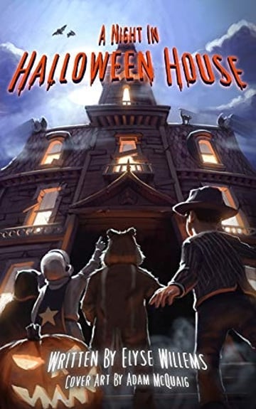 Cover of A Night in Halloween House by Elyse Willems