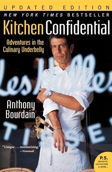 Cover of Kitchen Confidential by Anthony Bourdain