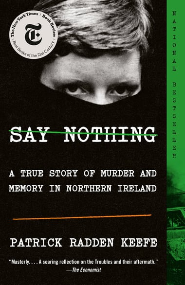 Cover of Say Nothing by Patrick Radden Keefe